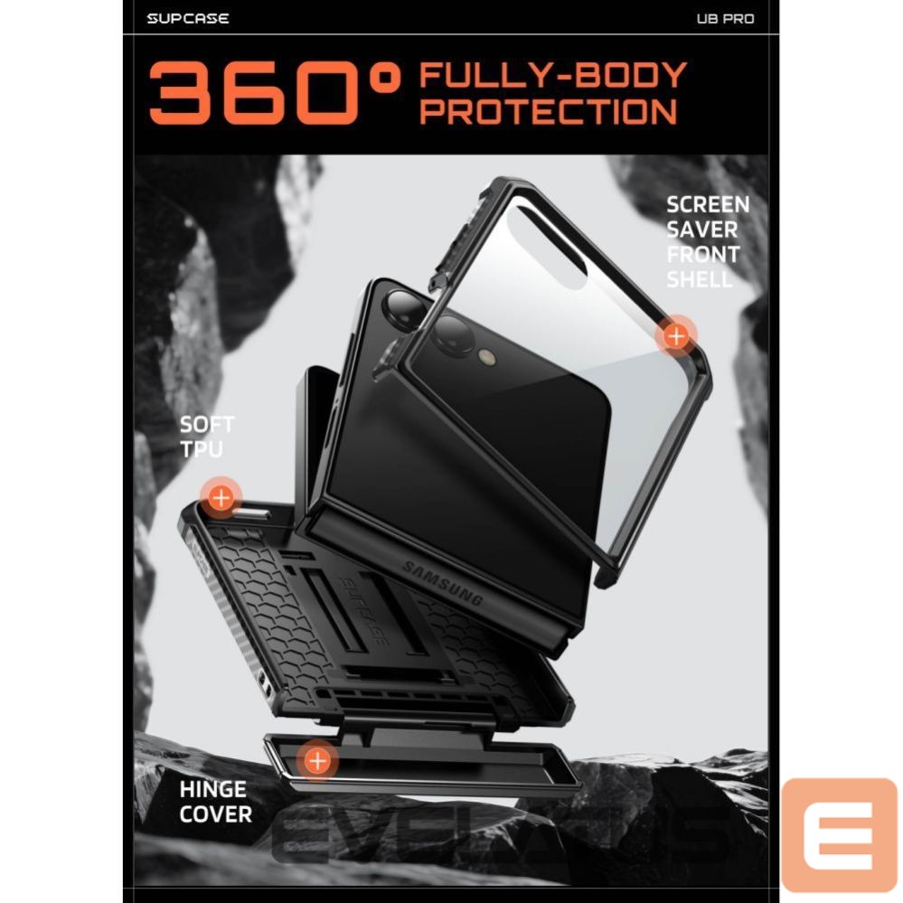 Muud kaubad Supcase Supcase Unicorn Beetle Pro Case for Samsung Galaxy Z Flip 8 - Black