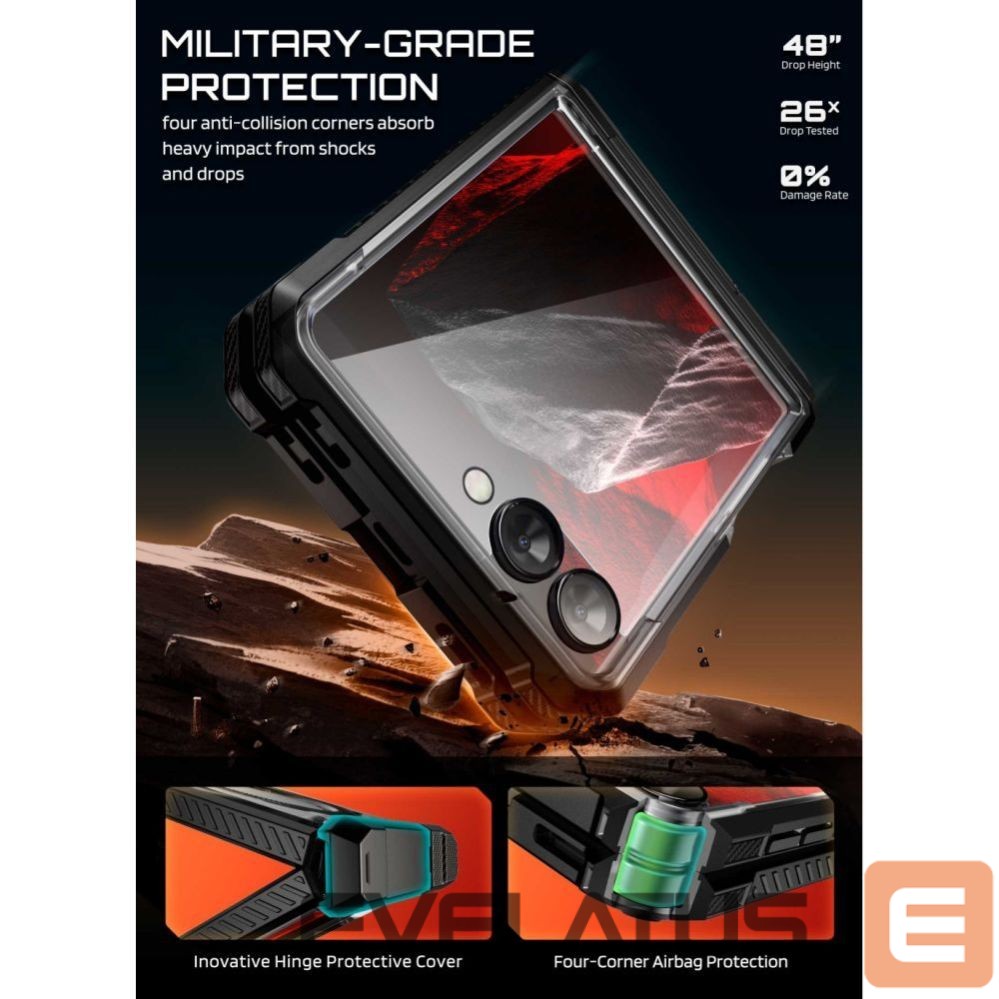 Muud kaubad Supcase Supcase UB Grip Mag MagSafe Case for Samsung Galaxy Z Flip 8 - Black