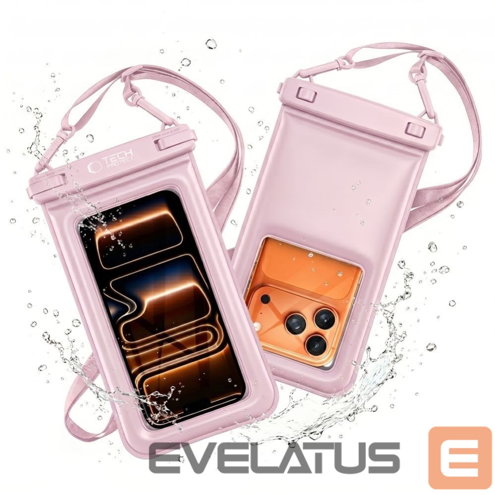 Muud kaubad Tech-Protect Tech-Protect UWC7 6.9" waterproof case - pink