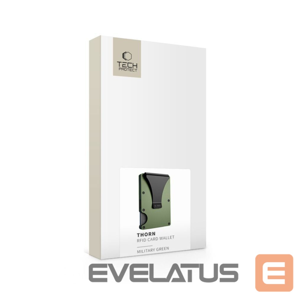 Muud kaubad Tech-Protect Tech-Protect Thorn RFID Wallet - Green