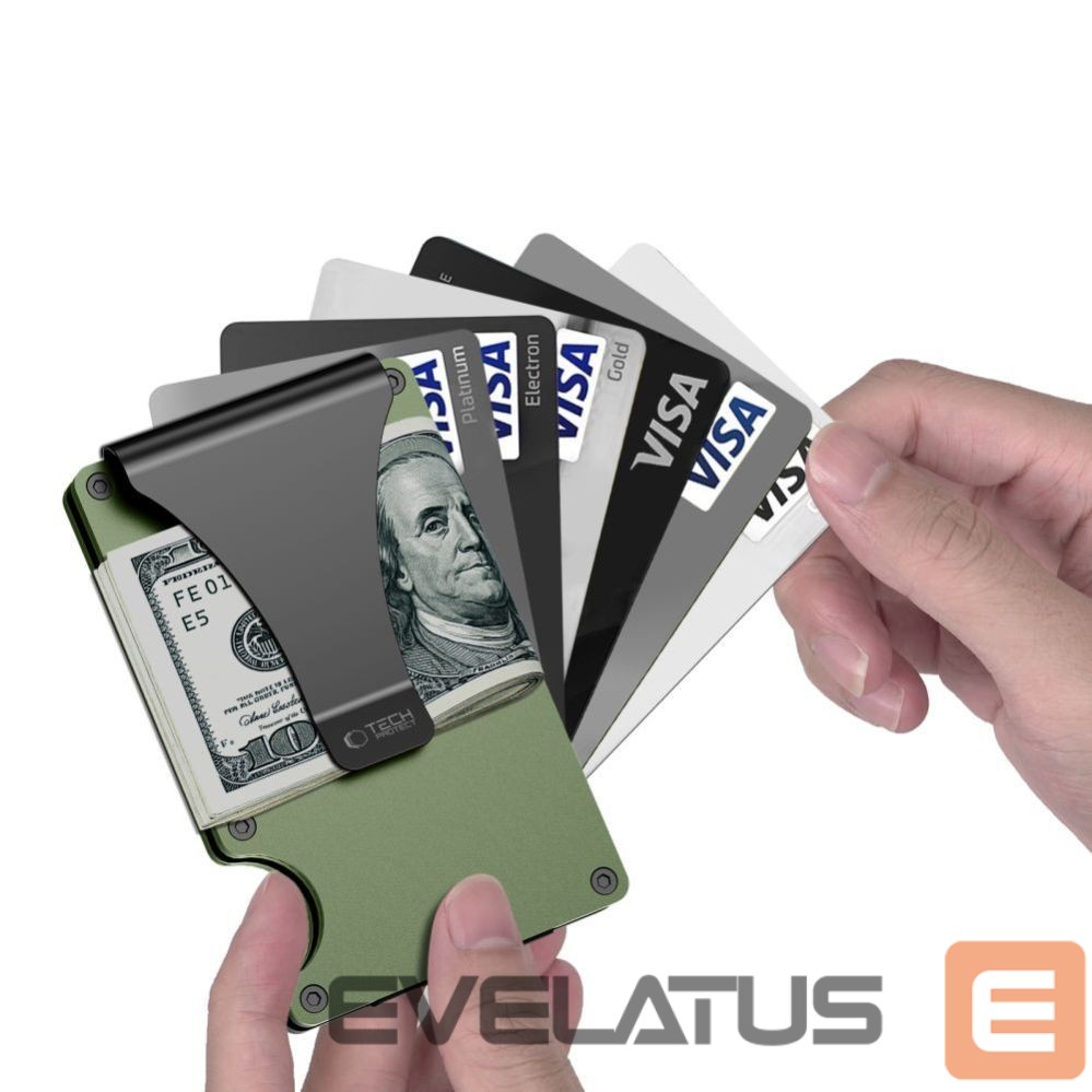 Muud kaubad Tech-Protect Tech-Protect Thorn RFID Wallet - Green