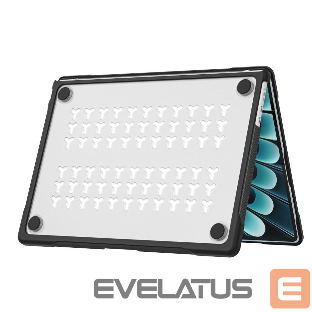 Muud kaubad Tech-Protect Tech-Protect Velar Case for MacBook Air 13" 2023 / 2024 / 2025 / 2026 - Transparent Black