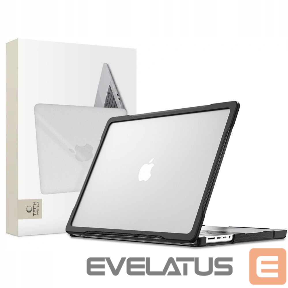 Muud kaubad Tech-Protect Tech-Protect Velar Case for MacBook Pro 16" 2021 / 2023 / 2025 / 2026 - Transparent Black