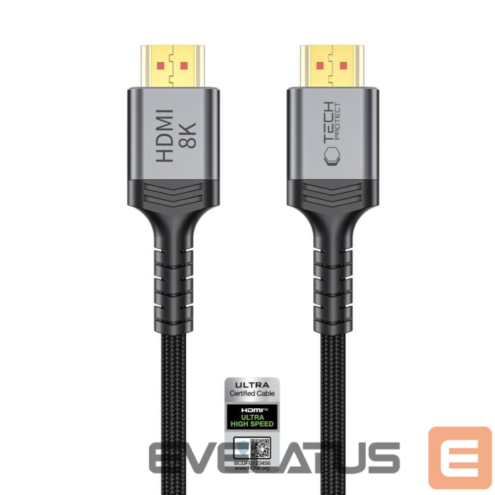 Muud kaubad Tech-Protect Tech-Protect UltraBoost HDMI 2.1 4K 120HZ / 8K 60HZ cable 300 cm - black