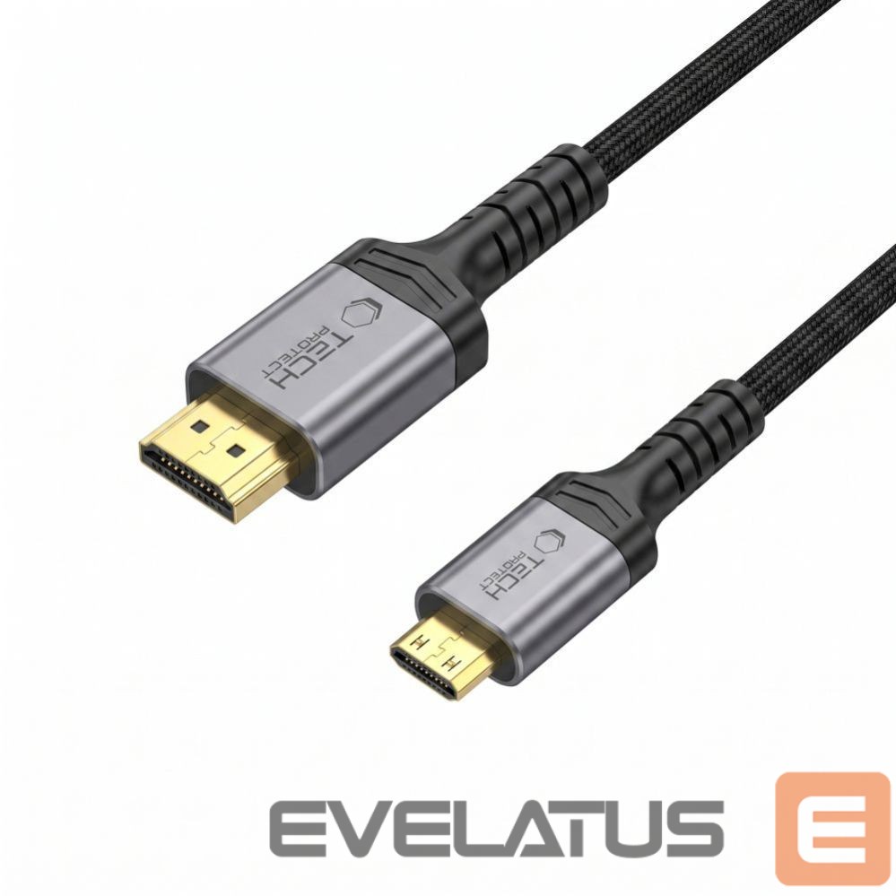 Muud kaubad Tech-Protect Tech-Protect UltraBoost Mini HDMI to HDMI 2.1 8K 60HZ Cable 200 cm - Black