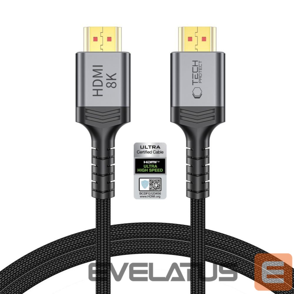 Muud kaubad Tech-Protect Tech-Protect UltraBoost HDMI 2.1 4K 120HZ / 8K 60HZ cable 100 cm - black