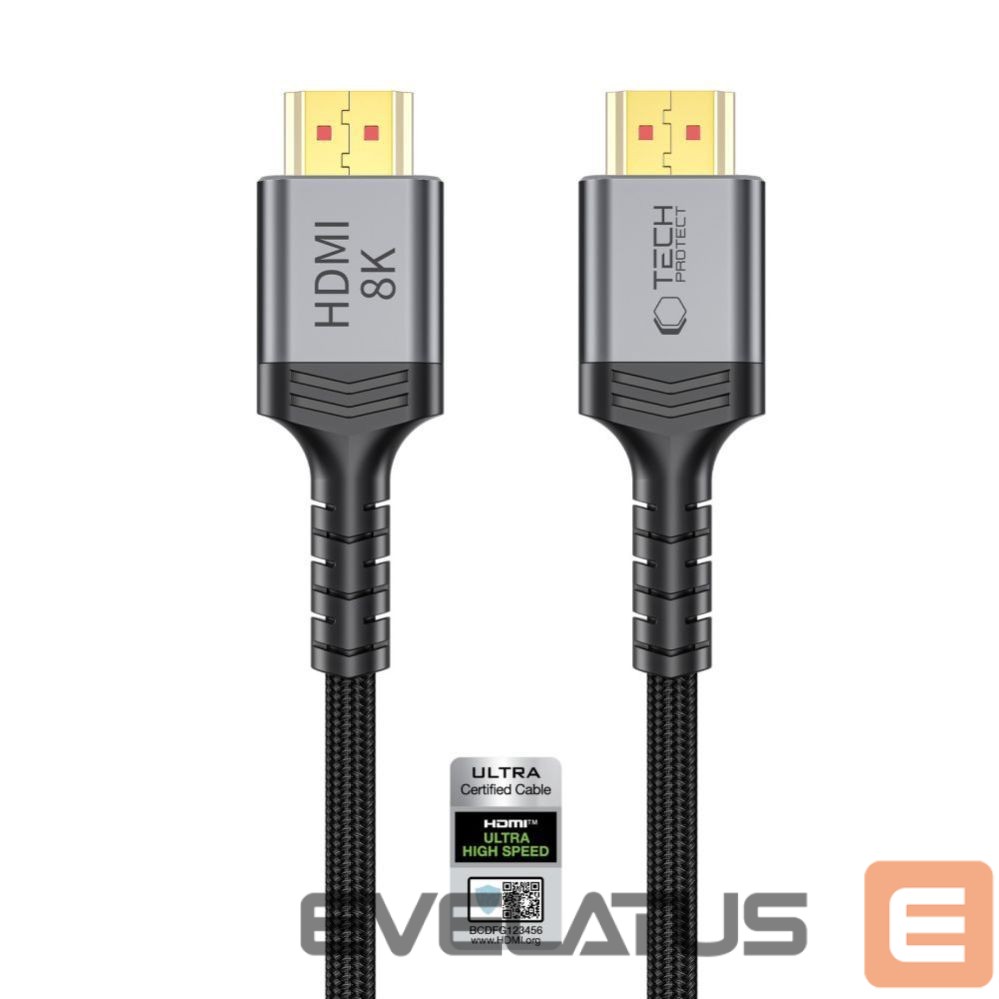 Muud kaubad Tech-Protect Tech-Protect UltraBoost HDMI 2.1 4K 120HZ / 8K 60HZ cable 100 cm - black
