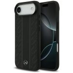 Muud kaubad Mercedes-Benz  Mercedes Leather Laurel Leaves Stripes MagSafe Case for iPhone 17 Air - Black 