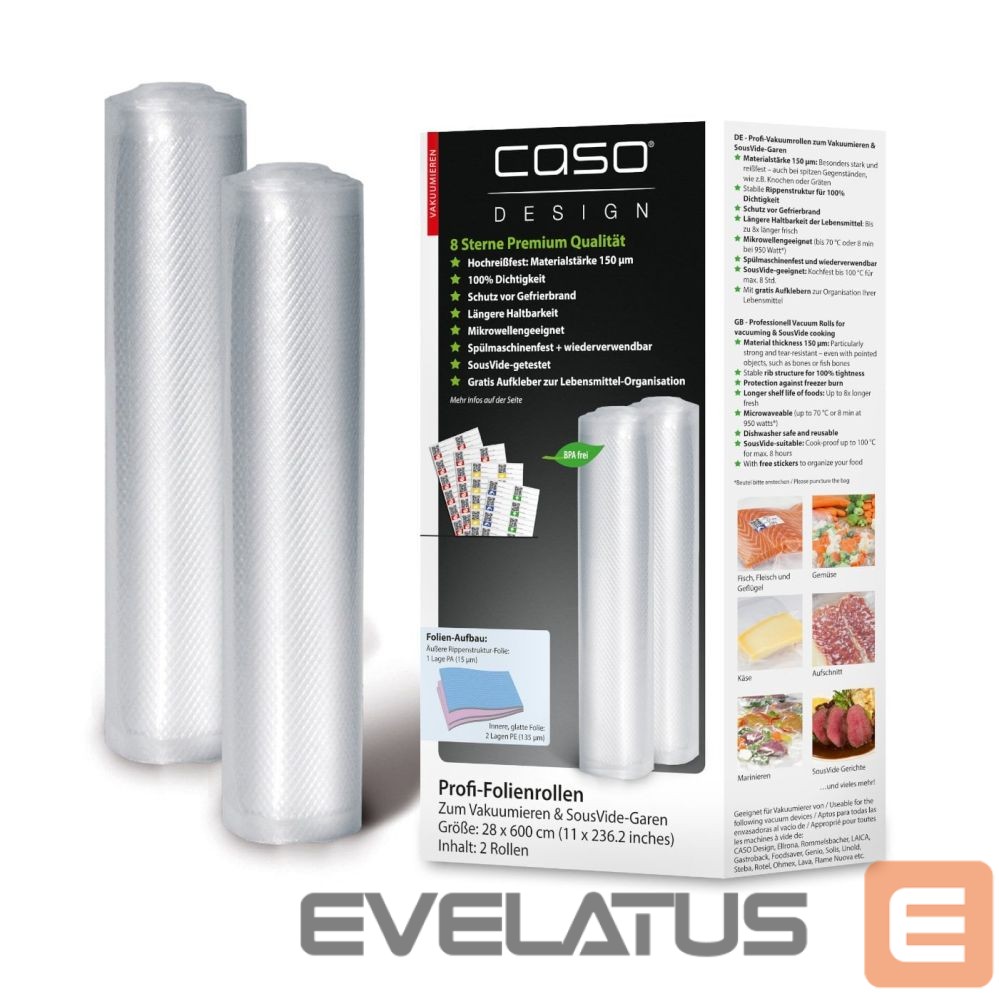 Muud väikesed kodumasinad Caso Caso 1223 vacuum sealer accessory Vacuum sealer roll