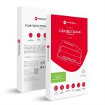 Printerid Forcell  Cutting film for cutting machine 2nd and 3rd gen, Forcell F-Protect Flexible CLEAR 196 x 125 mm 25 pcs transparent 