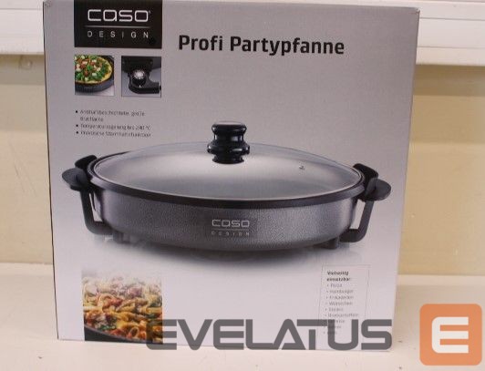 Muud väikesed kodumasinad Caso SALE OUT. Professional Party Pan, 1500 W, Grey | | Professional Party Pan | 1500 W | Number of programs 1 | Grey | SCRATCHES HANDLES