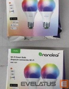 LED pirn Nanoleaf  SALE OUT.  Essentials Smart A60 Bulb E27 Matter WiFi 9W 900Lm RGBCW 2700-6500K, 2pcs pack |  Essentials Smart A60 Bulb Matter WiFi 900Lm 2700-6500K, 2pcs pack | E27 | 9 W | RGBCW | DAMAGED PACKAGING 