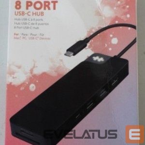 Juhtmevabad kõrvaklapid HYPER  SALE OUT.  Drive Flex 8 Port USB-C Hub, Black |  Drive Flex 8 Port USB-C Hub, Black | HD4102BKGL | HDMI ports quantity 1 | Warranty 23 month(s) | DAMAGED PACKAGING 