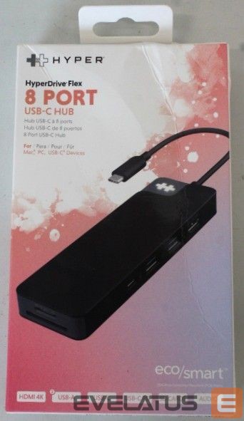 Juhtmevabad kõrvaklapid HYPER SALE OUT. Drive Flex 8 Port USB-C Hub, Black | Drive Flex 8 Port USB-C Hub, Black | HD4102BKGL | HDMI ports quantity 1 | Warranty 23 month(s) | DAMAGED PACKAGING