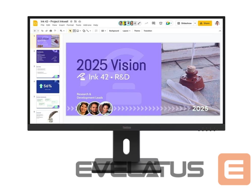 Monitorid Lenovo | ThinkVision E27Q-40 | 27 " | IPS | QHD | 16:9 | 100 Hz | 4 ms | 2560 x 1440 pixels | 350 cd/m² | HDMI ports quantity 2 | Black