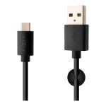 Kaabel fixed  | Data And Charging Cable With USB/USB-C Connectors | Black 