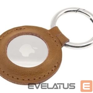 Tagakaaned fixed  | Case for AirTag | Genuine cowhide | Brown 
