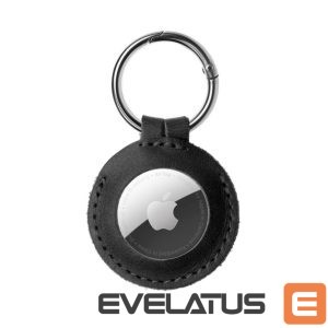 Tagakaaned fixed  | Case for AirTag | Genuine cowhide | Black 