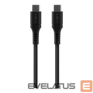 Kontroller fixed  | Liquid Silicone Cable USB-C/USB-C, 1.2m, 60W | FIXDLS-CC12-BK 
