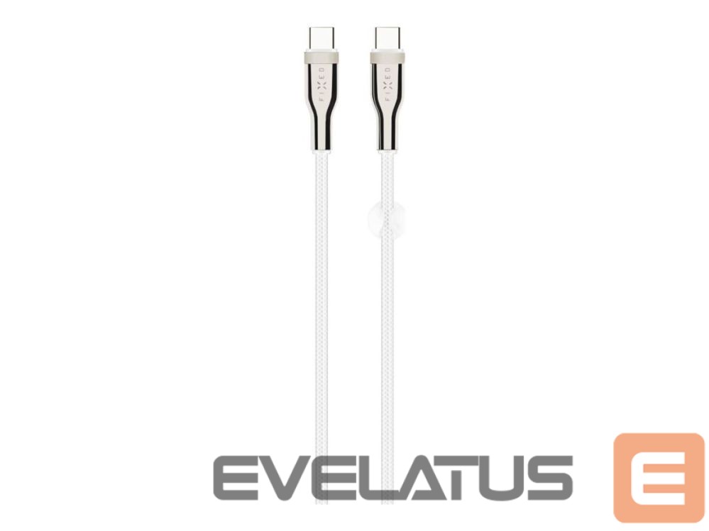 Kaabel fixed | Braided Cable, 100W | FIXDB-CC12-WH | White
