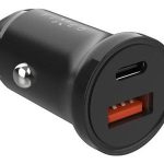 Kontroller fixed  | Car Charger USB-C/USB, 20W | FIXCC20N-CU-BK 