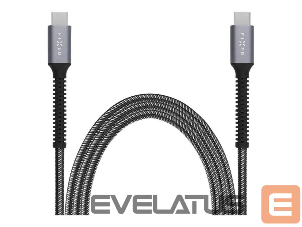 Kontroller fixed | Armor Cable USB-C/USB-C, 1.2 m, 240W | FIXDA-CC12-GR