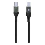 Kontroller fixed  | Cable USB-C/USB-C with display, PD support, 2m, USB 2.0, 100W | FIXDD-CC2-BK 