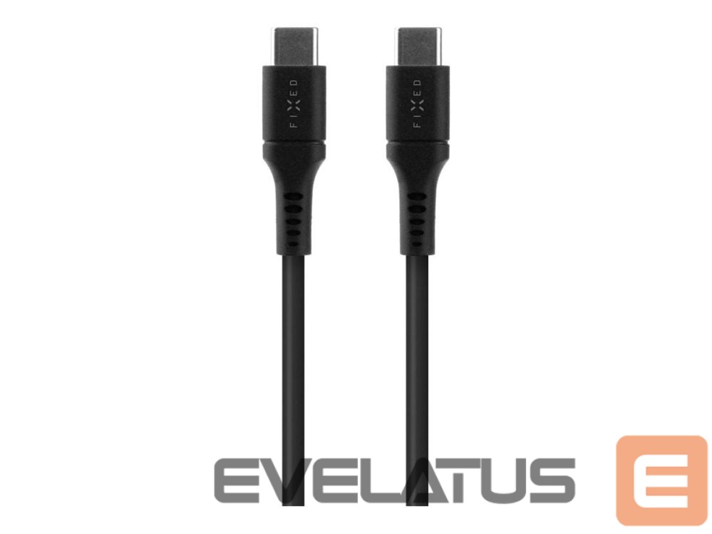 Kontroller fixed | Liquid Silicone Cable USB-C/USB-C, 2m, 60W | FIXDLS-CC2-BK