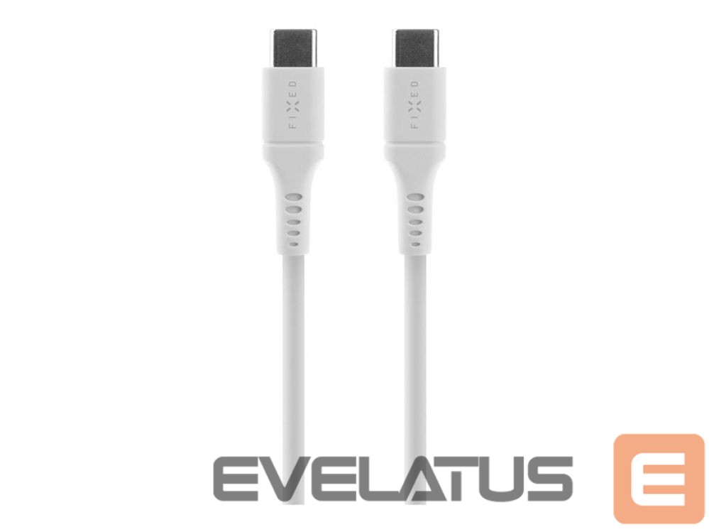 Kontroller fixed | Liquid Silicone Cable USB-C/USB-C, 2m, 60W | FIXDLS-CC2-WH