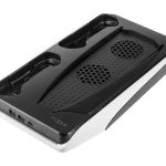 Kontroller fixed  Multifunctional Station for PlayStation 5 with Cooling and Charging for two DualSense Controllers | FIXPS5-MCS-BW 