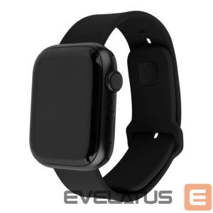 Rihm fixed  | Sporty Strap Set for Apple Watch 42/44/45mm | 170-235 mm | Black | Silicone 