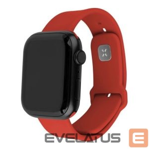 Rihm fixed  | Sporty Strap Set for Apple Watch Ultra 49mm | 180-250 mm | Red | Silicone 