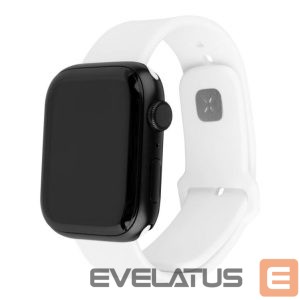 Rihm fixed  | Sporty Strap Set for Apple Watch Ultra 49mm | 180-250 mm | White | Silicone 