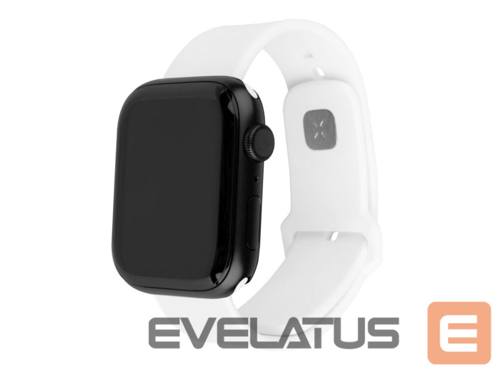 Rihm fixed | Sporty Strap Set for Apple Watch Ultra 49mm | 180-250 mm | White | Silicone