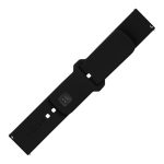 Rihm fixed  | Sporty Strap Set with Quick Release 22mm for smartwatch | 160-235 mm | Black | Silicone 
