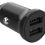 Kontroller fixed  Dual USB Car Charger 15W, Black | 