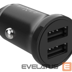 Kontroller fixed  Dual USB Car Charger 15W, Black | 