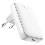 Kontroller fixed  Slim USB-C Travel Charger, GaN, PD support, 30W, White | 