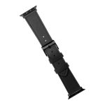 Rihm fixed  | Strap for Apple Watch 42/44/45/46/49mm | Black | Leather 