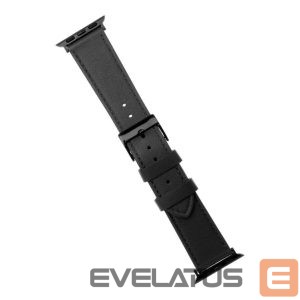 Rihm fixed  | Strap for Apple Watch 42/44/45/46/49mm | Black | Leather 