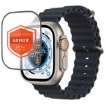 Rihm fixed  | Armor Tempered Glass for Apple Watch Ultra 49mm/Ultra 2 49mm | Black 