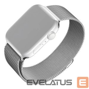 Rihm fixed  | Mesh Strap for Apple Watch 42/44/45/46/49mm | Silver 