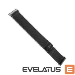 Rihm fixed  | Mesh Strap with Quick Release 18mm for smartwatch | Black 