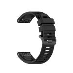 Rihm fixed  | Silicone Strap for Garmin QuickFit 26mm | Black 