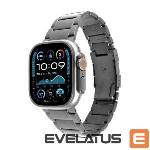 Rihm fixed  | Titanium Strap for Apple Watch 44/45/46/49mm | Natural Titanium 