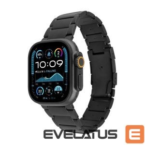 Rihm fixed  | Titanium Strap for Apple Watch 44/45/46/49mm | Black | Titanium 