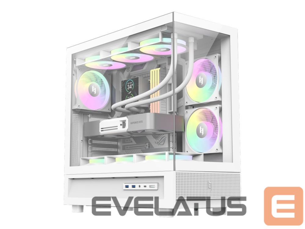 Arvuti korpus gamemax Case | NEX C51 WH | ATX/BTF