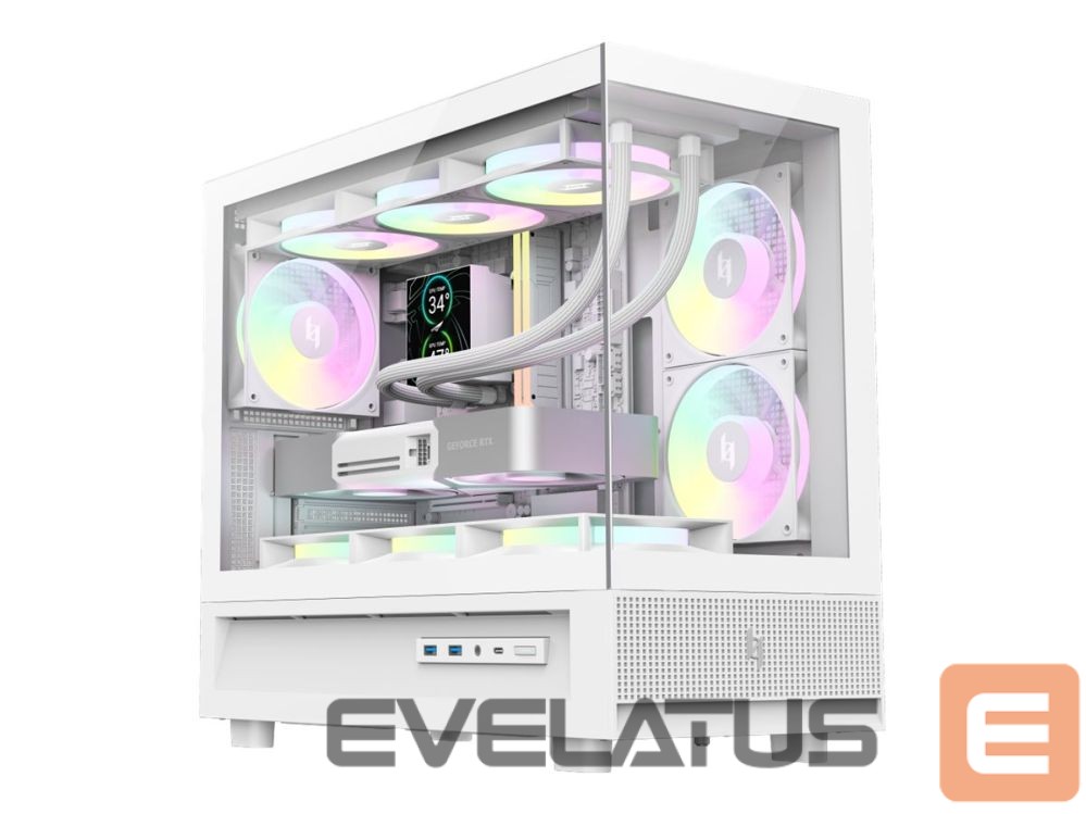 Arvuti korpus gamemax Case | NEX C31 WH | MATX/BTF