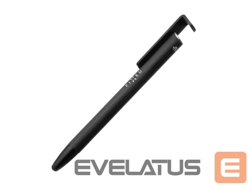 Kaitseklaasid fixed | Pen With Stylus and Stand | 3 in 1 | Pencil | Stylus for capacitive displays; Stand for phones and tablets | Black