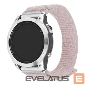 Rihm fixed  | Sporty Strap for Garmin QuickFit 22mm | 160-210 mm | Rose gold | Nylon 